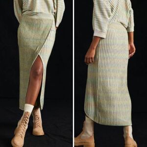 NWT Daily Practice by Anthropologie Knit Maxi Skirt | L